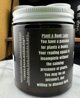 Bookish Plant Lady - grass green leaves sage
