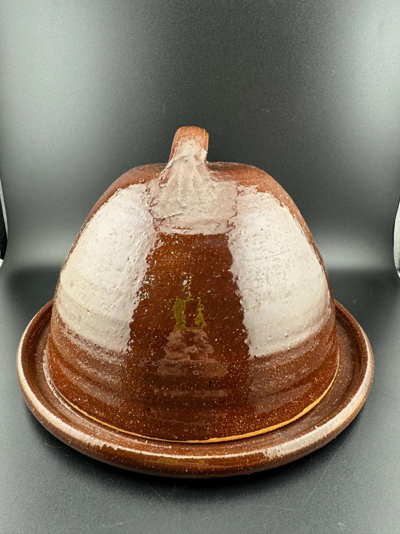 Glazed Pottery, Domed Butter Dish