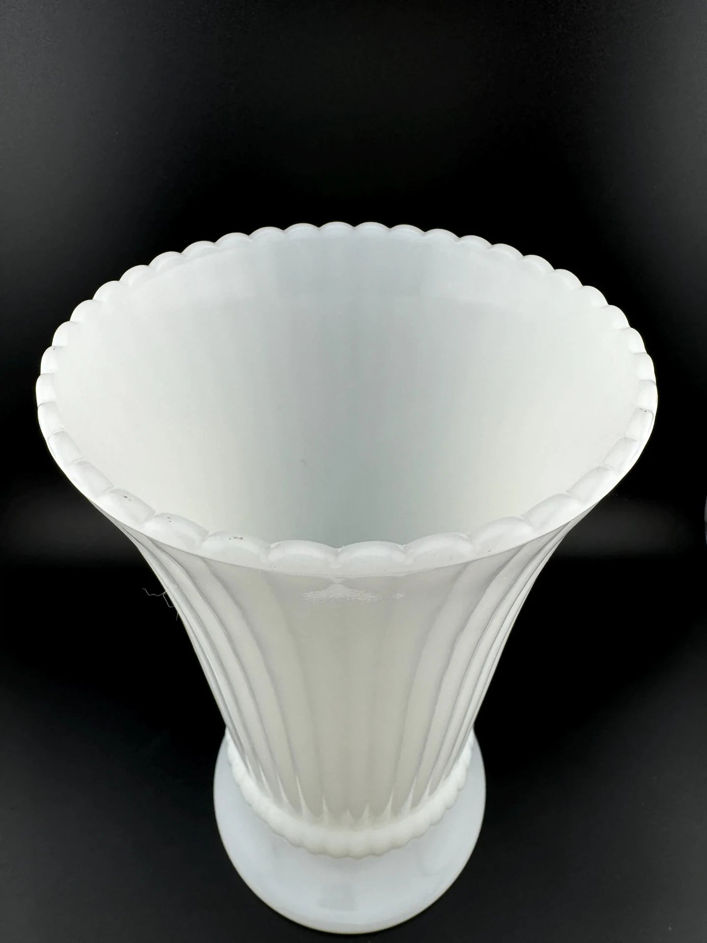 Vintage E.O. Brody Co. Milk Glass Vase