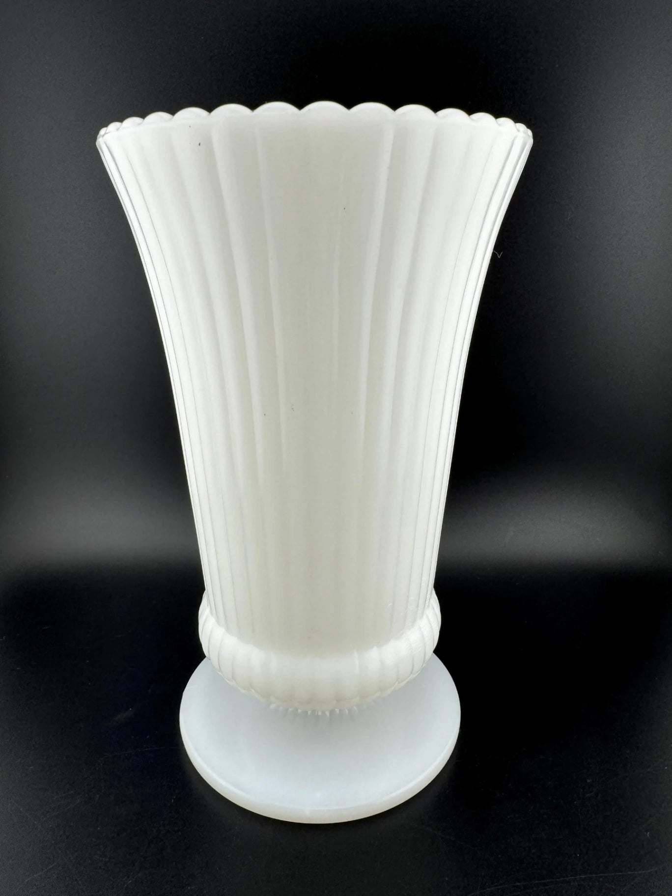 Vintage E.O. Brody Co. Milk Glass Vase