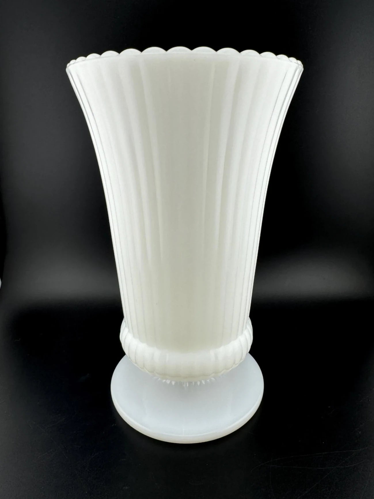Vintage E.O. Brody Co. Milk Glass Vase