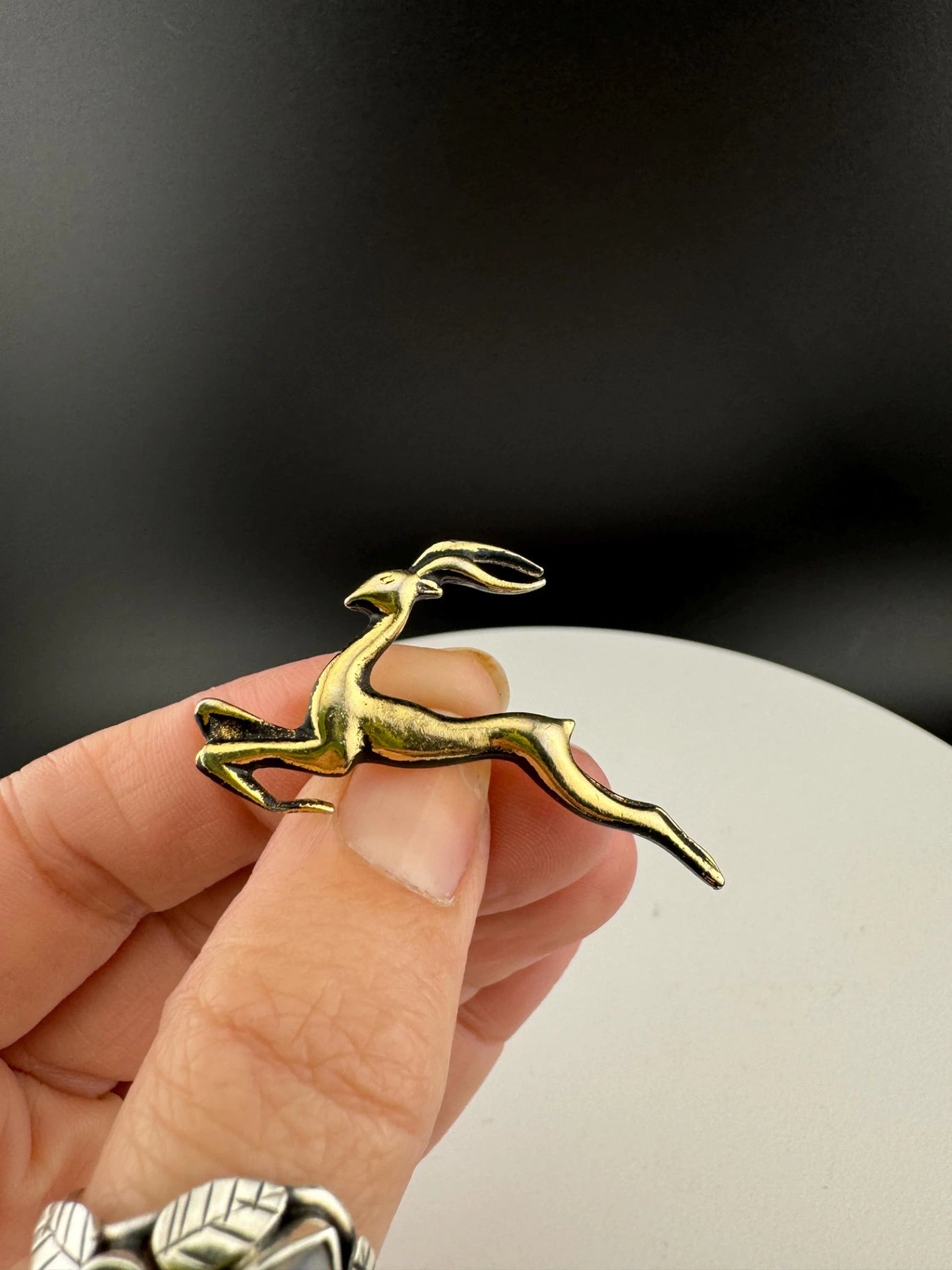 Vintage Gold Gazelle Pin