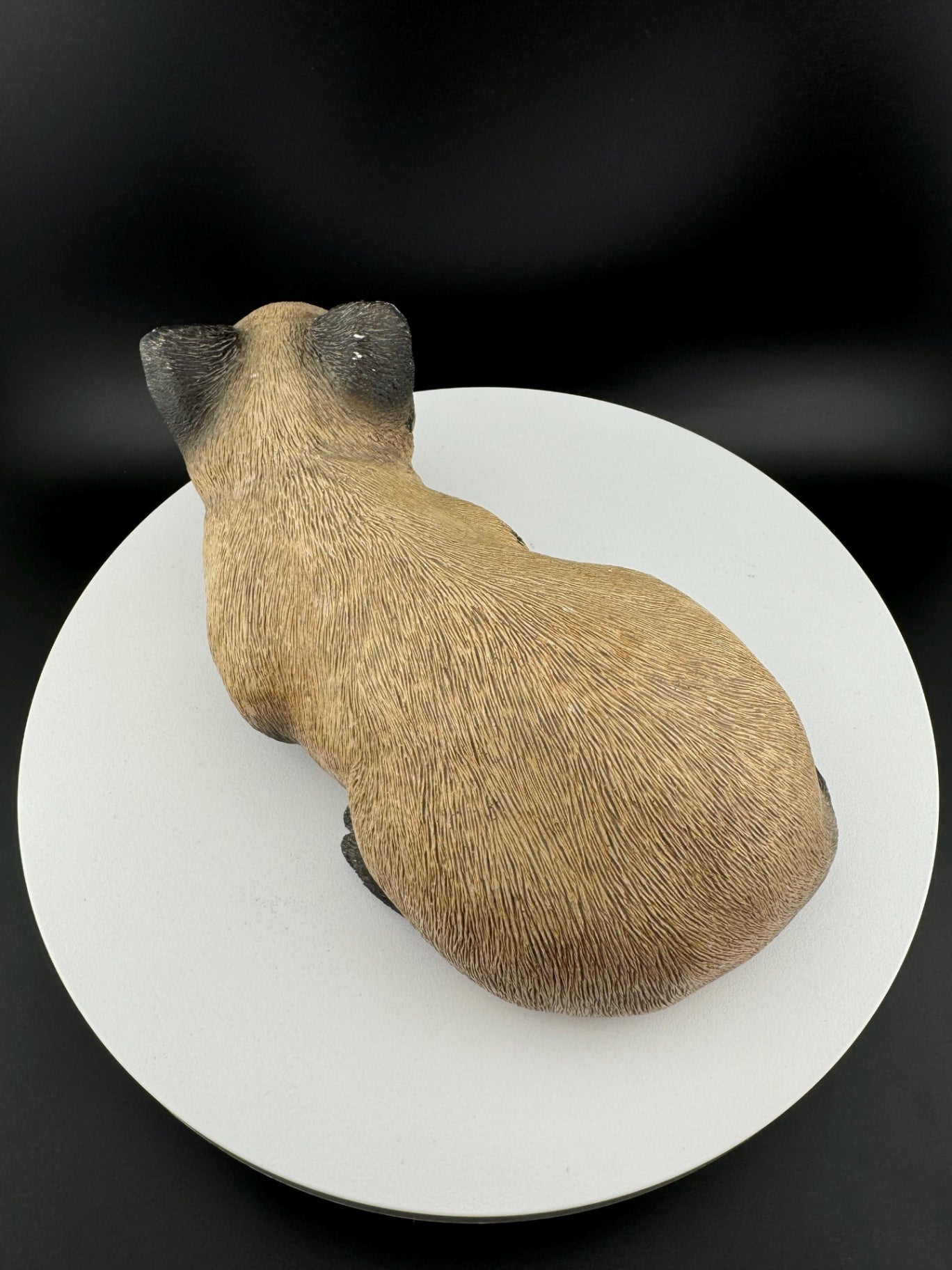 Vintage 1982 Sandcast Siamese Cat Figurine by Sandra Brue