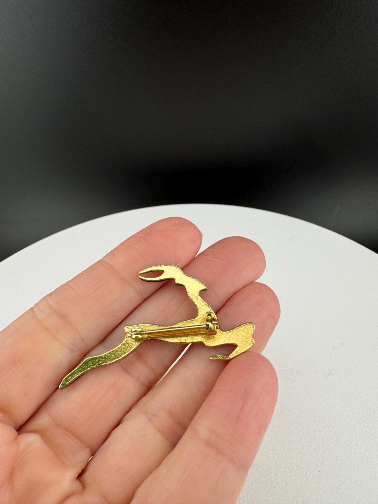 Vintage Gold Gazelle Pin