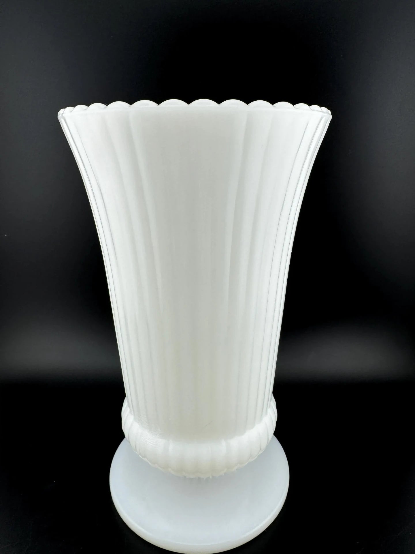 Vintage E.O. Brody Co. Milk Glass Vase