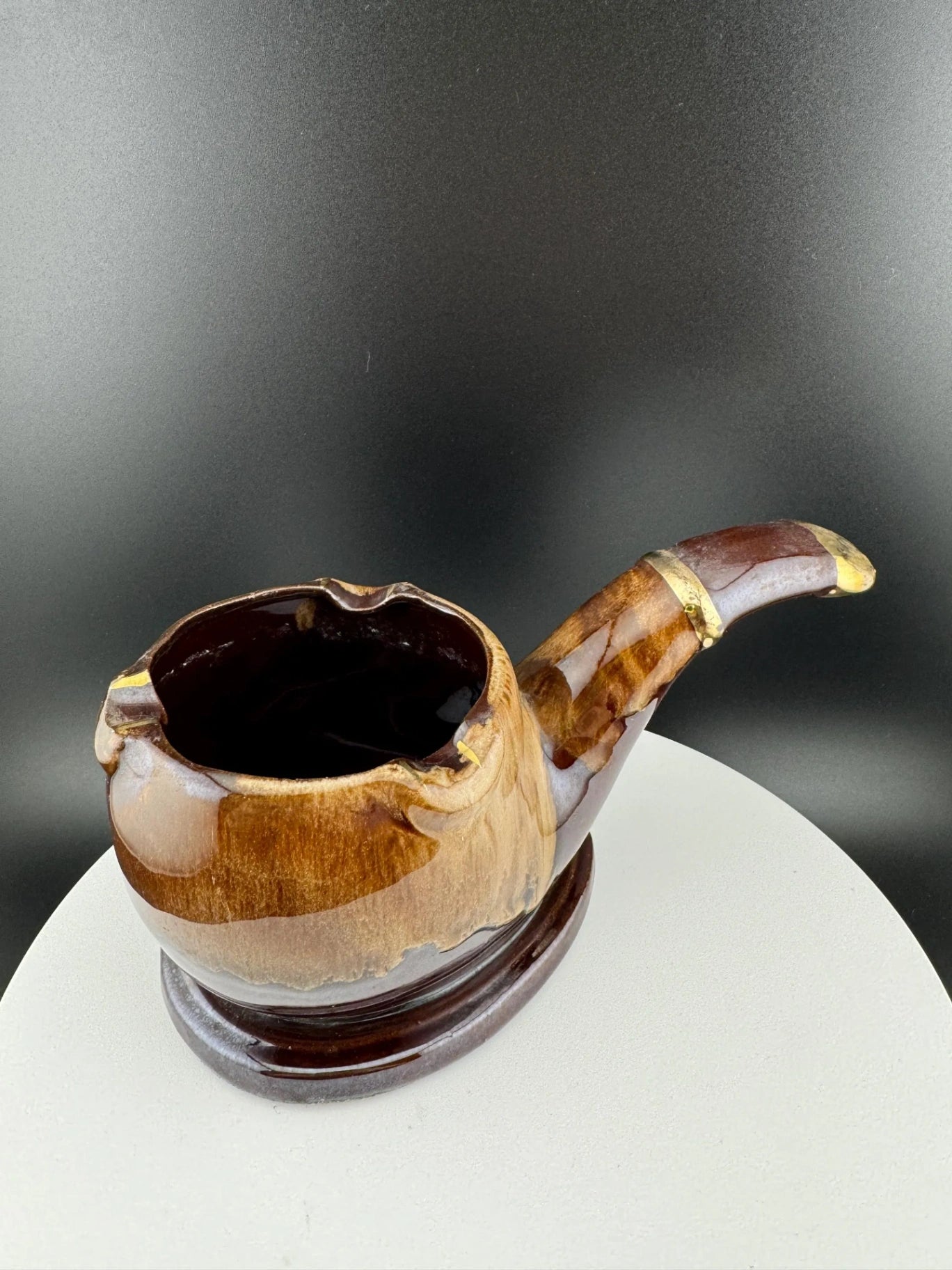 Vintage Napcoware Ceramic Pipe-Shaped Ashtray