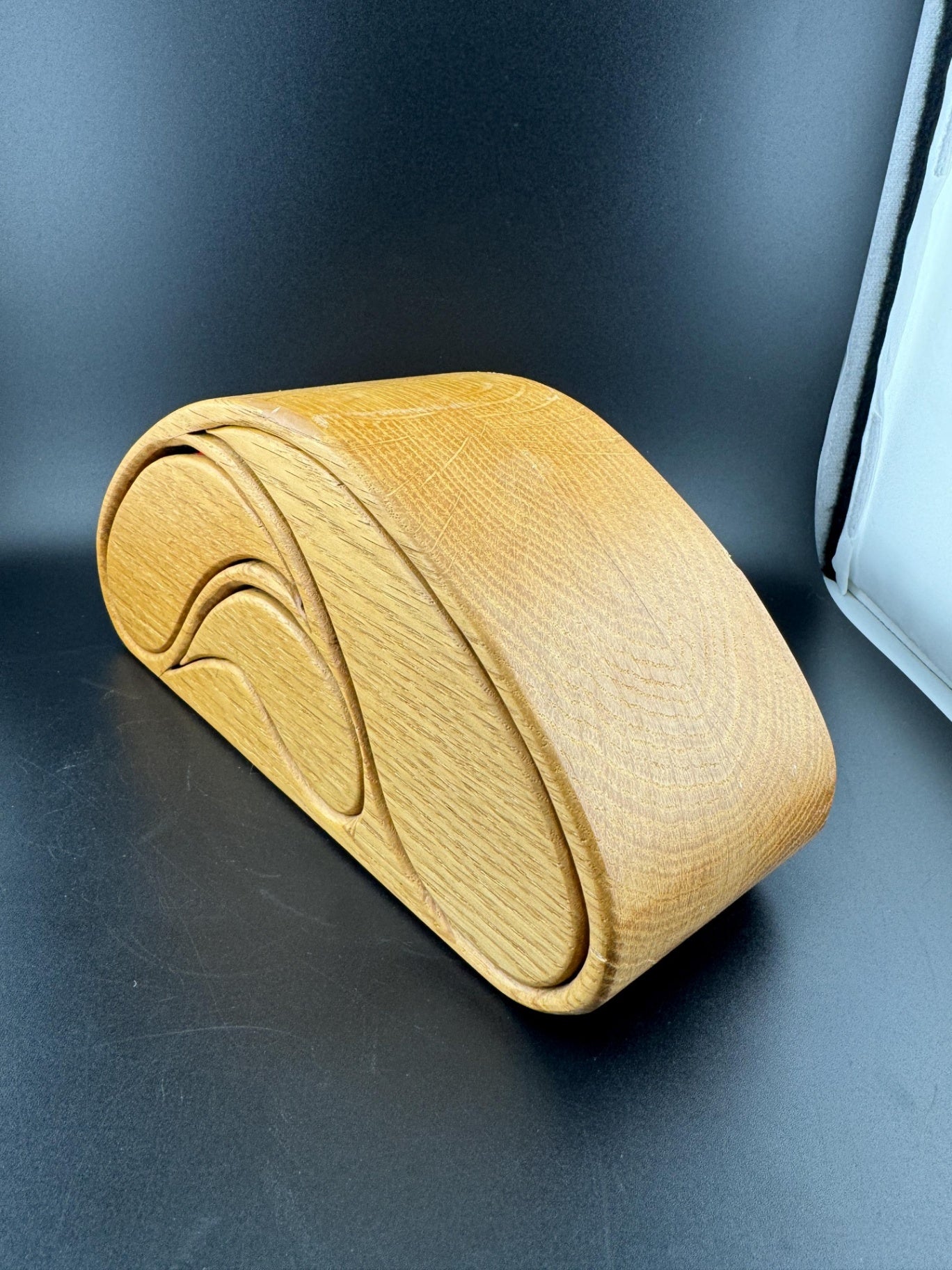 Vintage Wood Bandsaw Jewelry Box