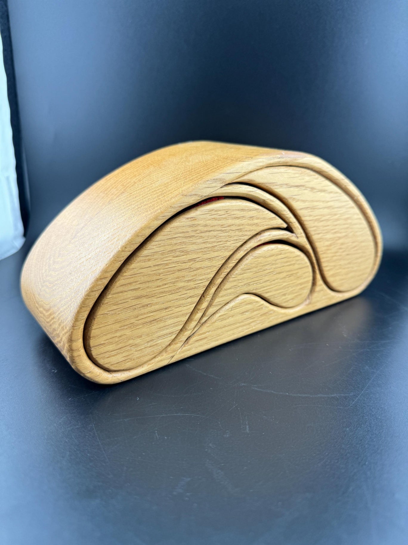 Vintage Wood Bandsaw Jewelry Box