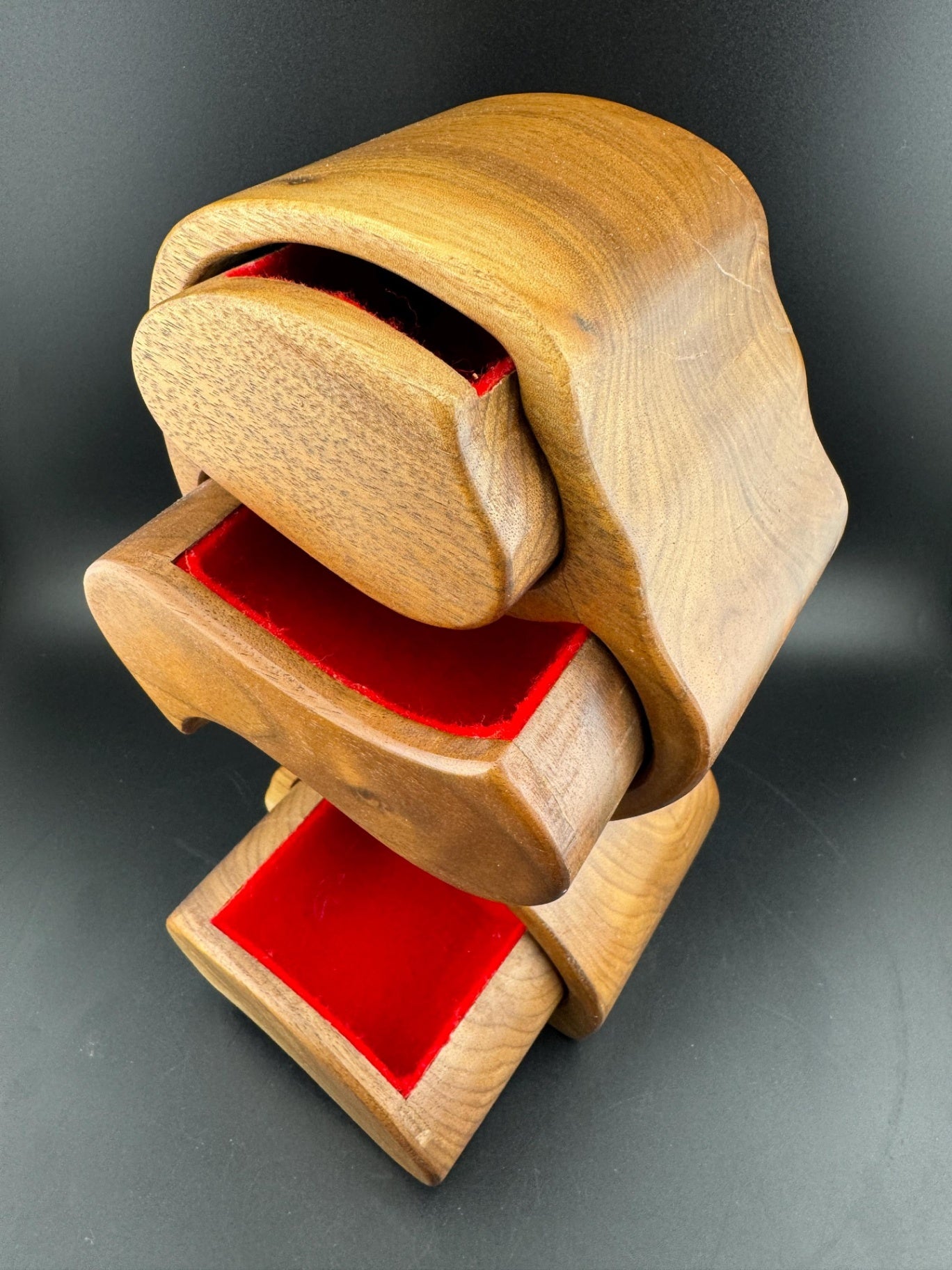 Vintage Wood Bandsaw Jewelry Boxes