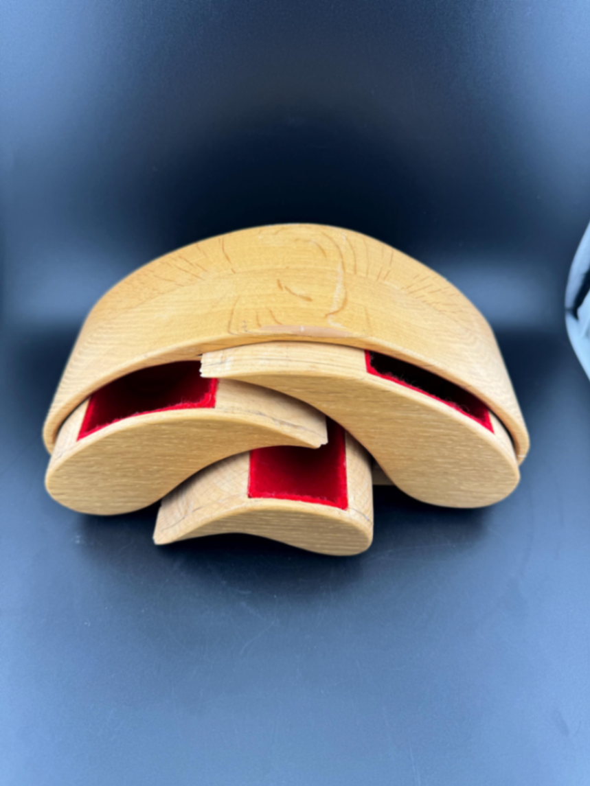 Vintage Wood Bandsaw Jewelry Box