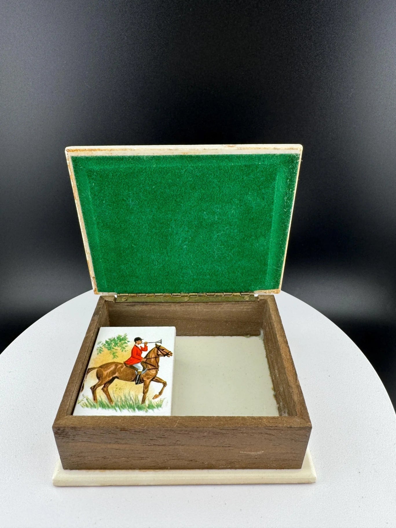 Vintage Cigarette Match Box Set - Fox Hunting