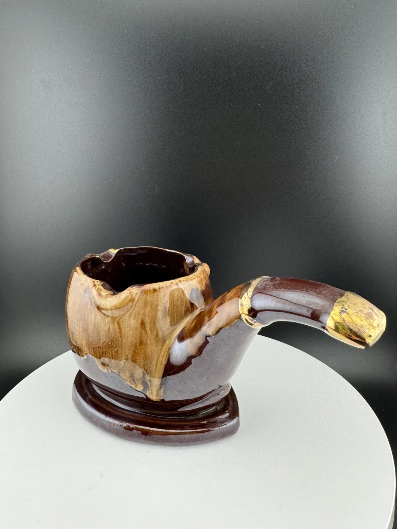 Vintage Napcoware Ceramic Pipe-Shaped Ashtray