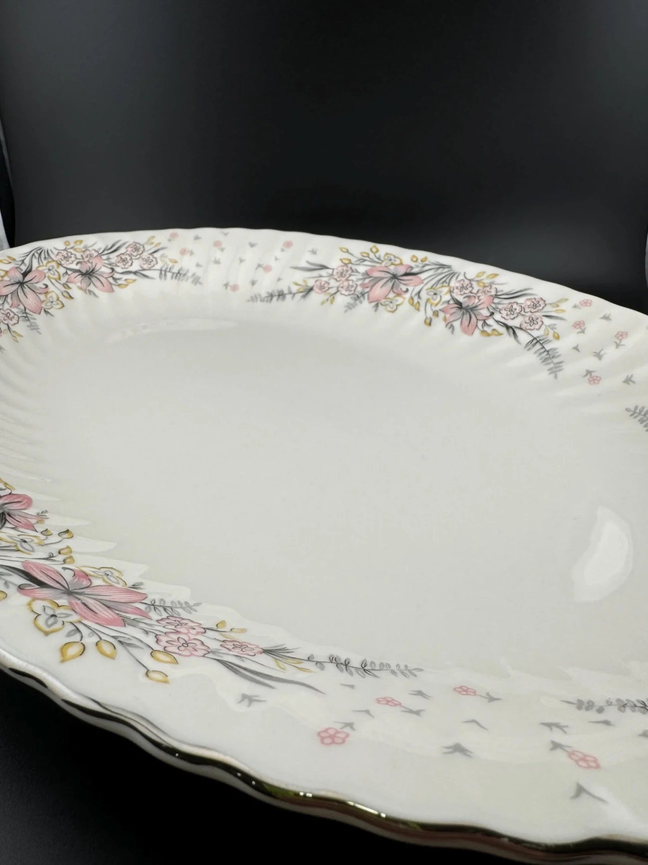 Mid Century Syracuse China Elizabeth Lily Pattern 14" Serving Platter