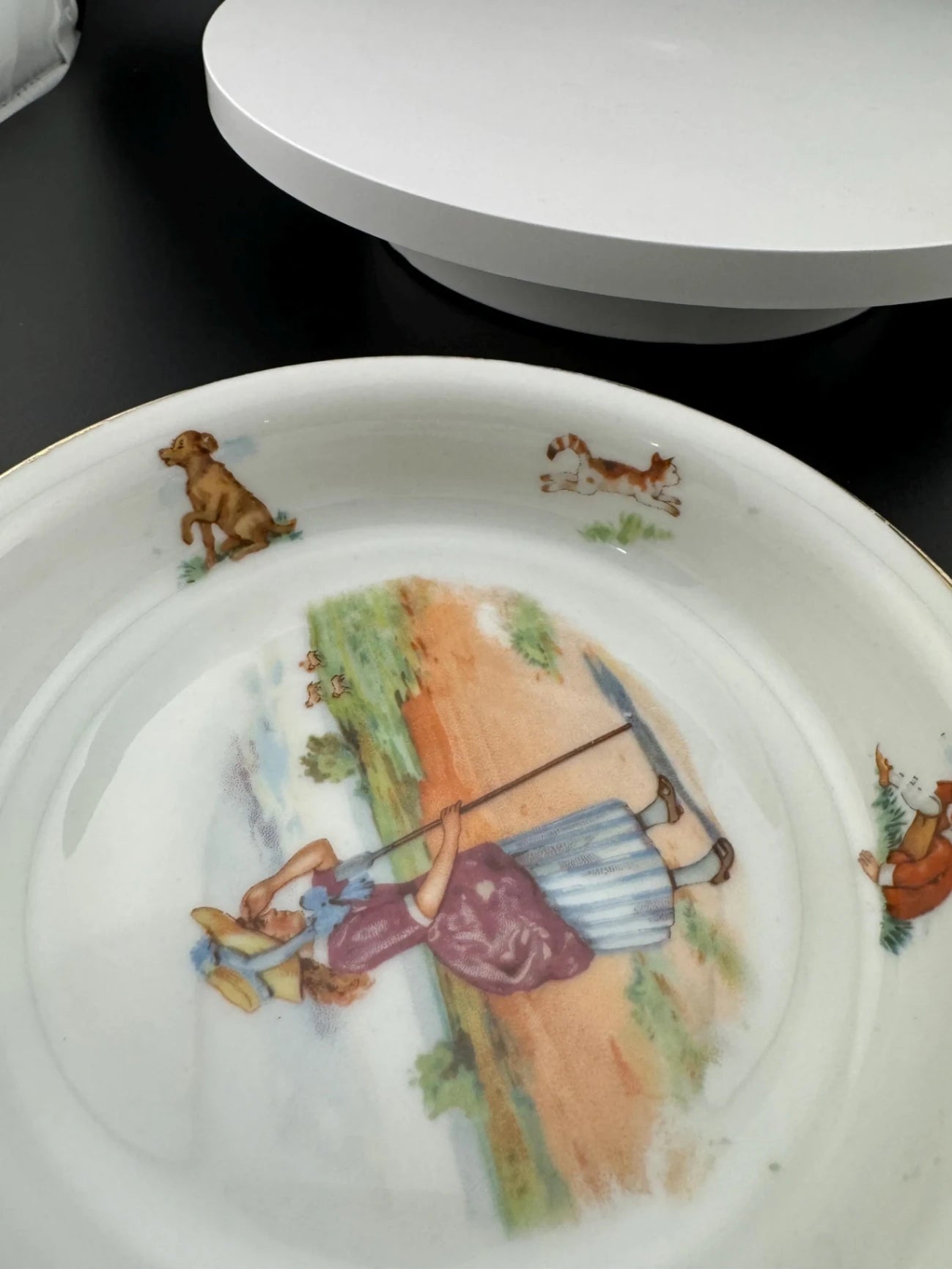 Vintage Porcelain Nursery Rhyme Tea Sets Made in Germany