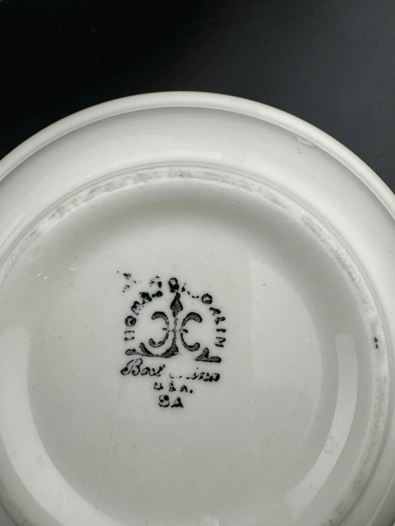 Vintage Homer Laughlin Gold Scroll Finger Bowl