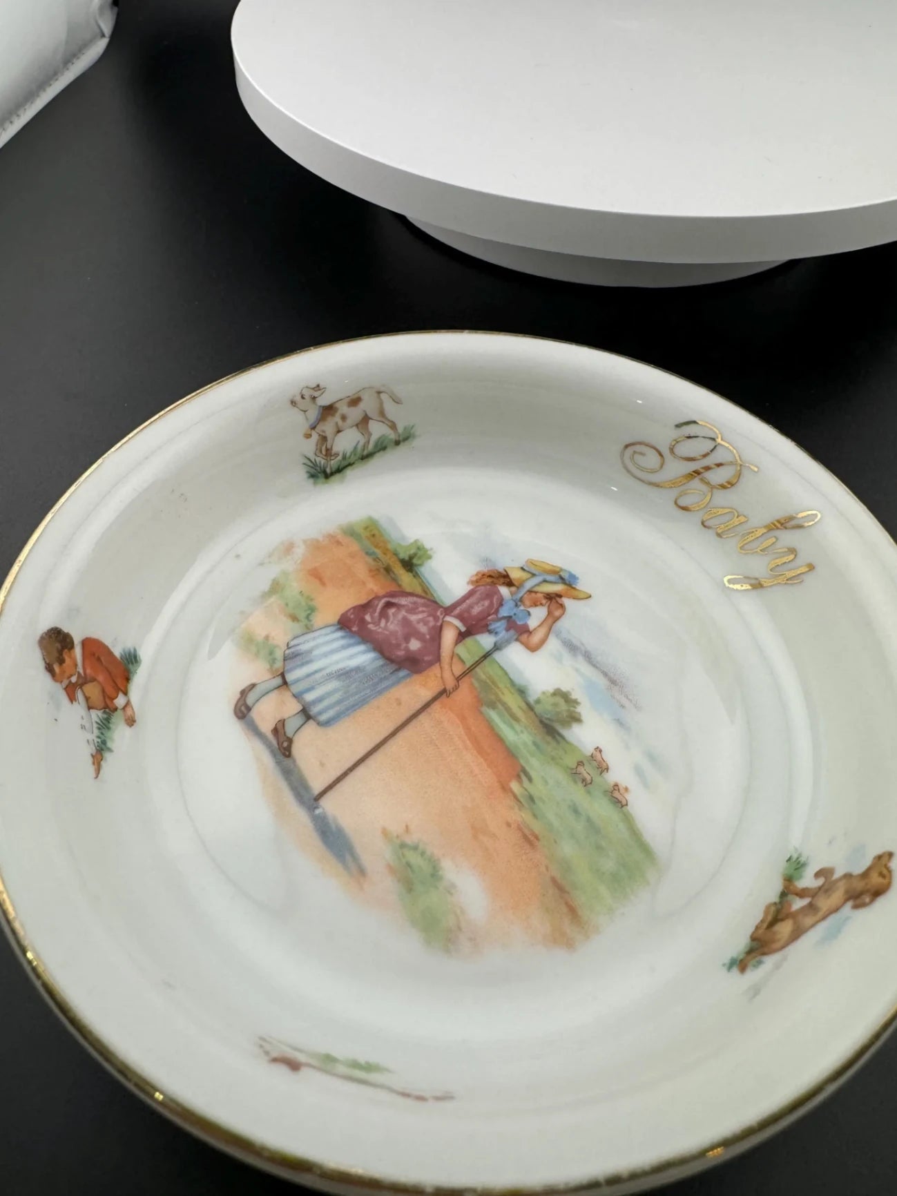 Vintage Porcelain Nursery Rhyme Tea Sets Made in Germany