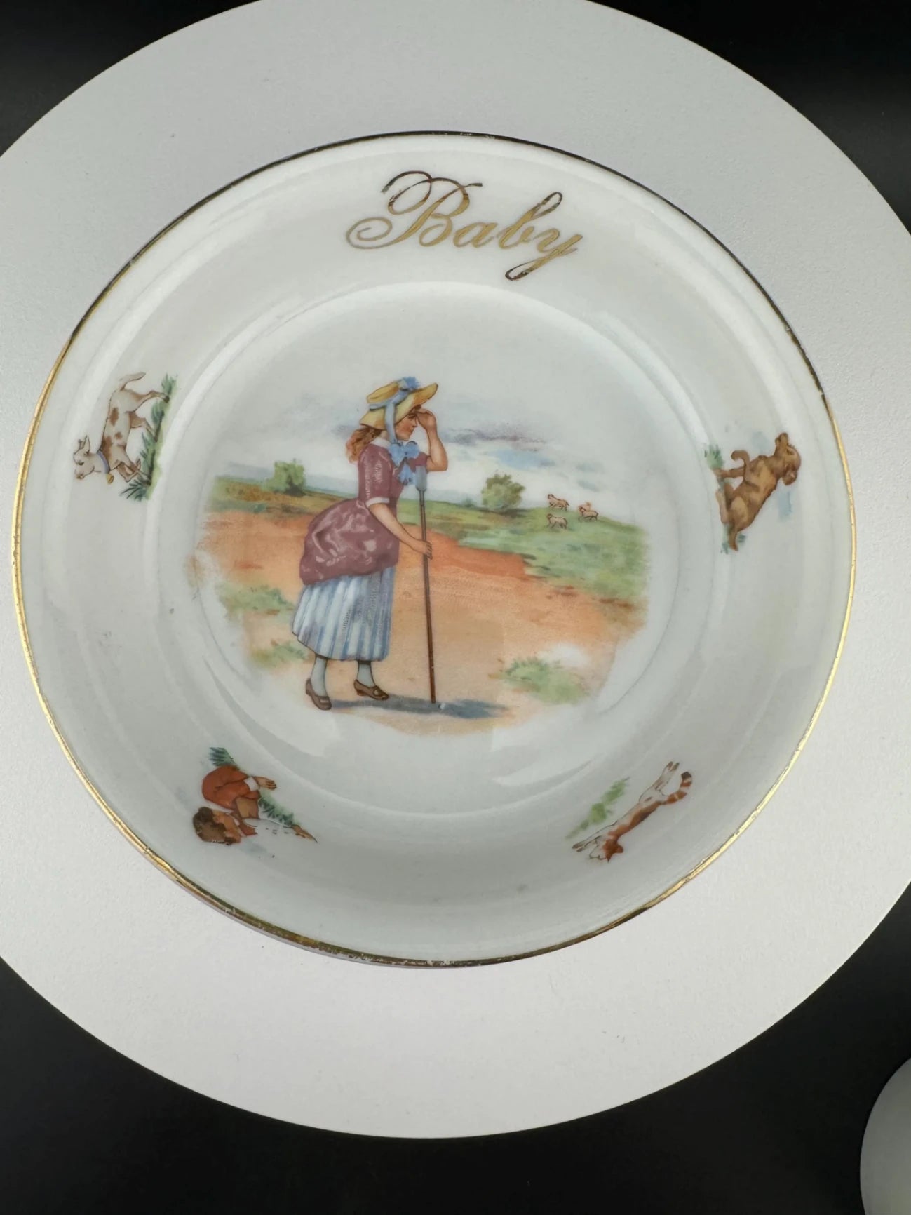 Vintage Porcelain Nursery Rhyme Tea Sets Made in Germany