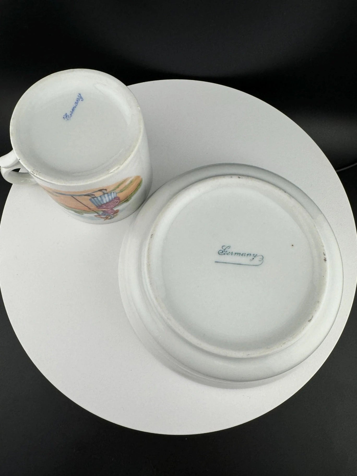Vintage Porcelain Nursery Rhyme Tea Sets Made in Germany