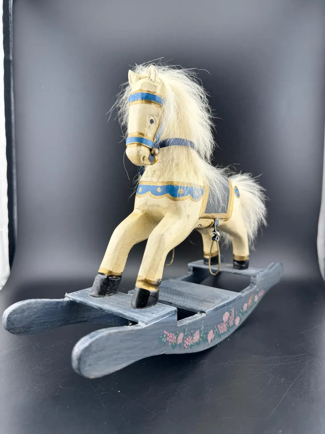 Rock A Bye Wooden Rocking Horse by Ashton Drake