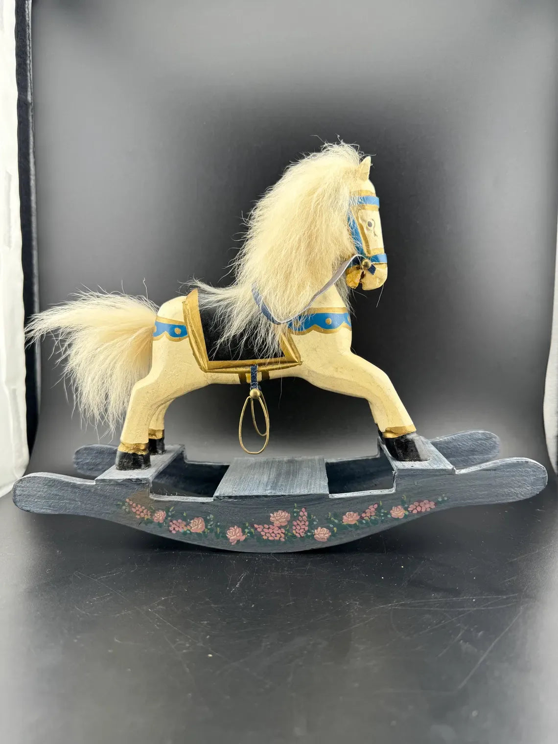 Rock A Bye Wooden Rocking Horse by Ashton Drake