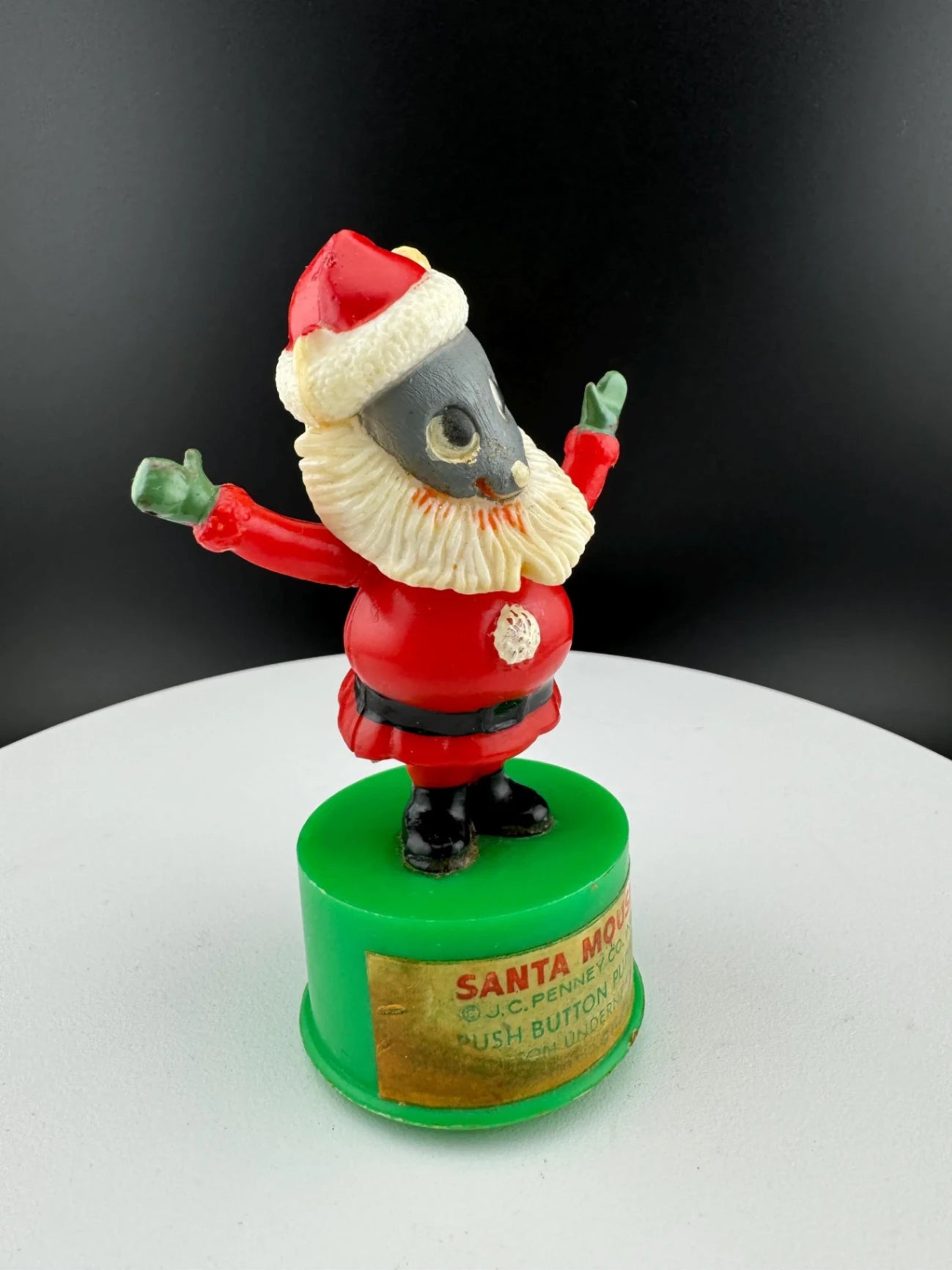 Vintage Kohner Bros Inc. Santa Mouse for J.C. Penney