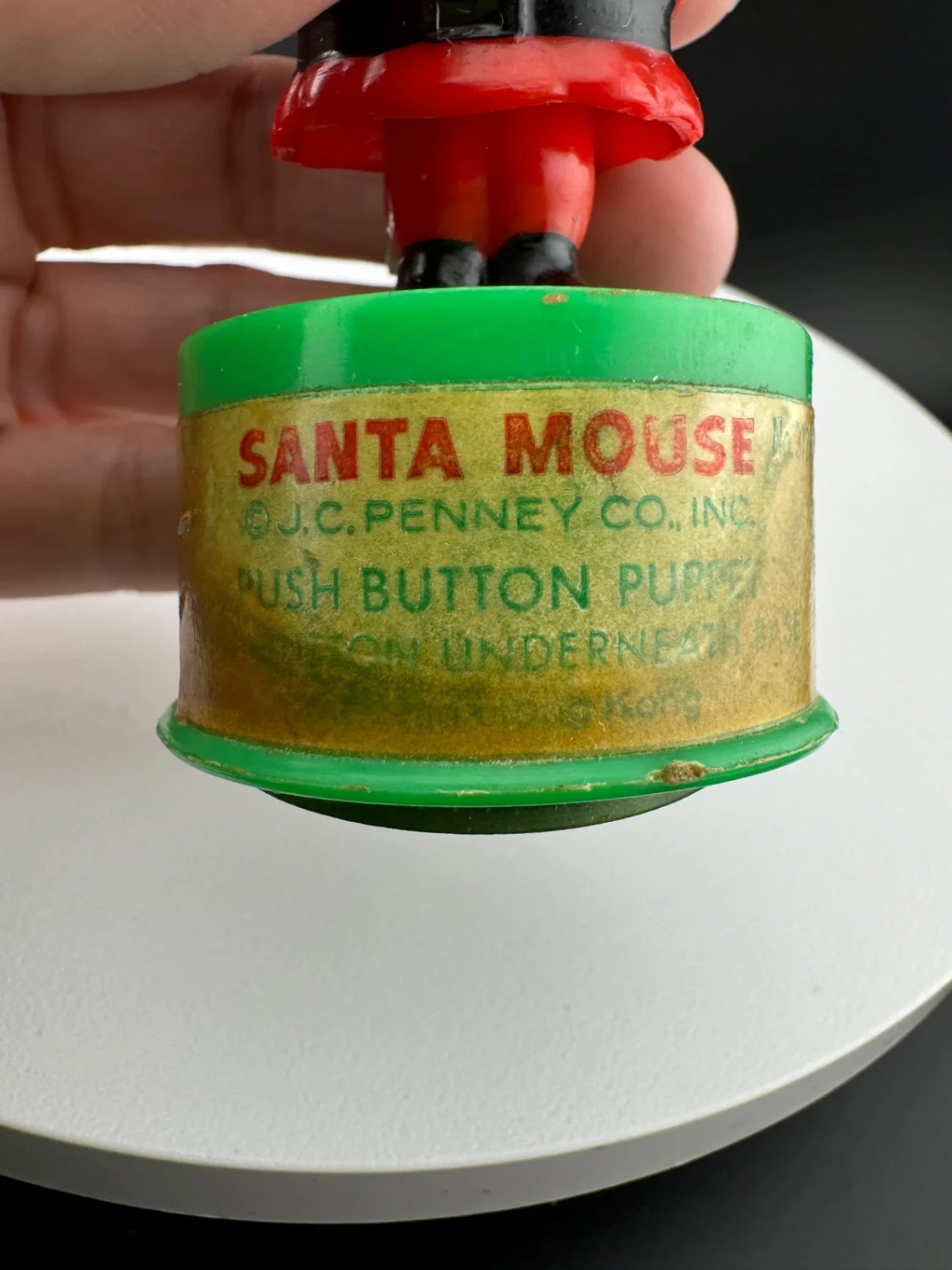 Vintage Kohner Bros Inc. Santa Mouse for J.C. Penney