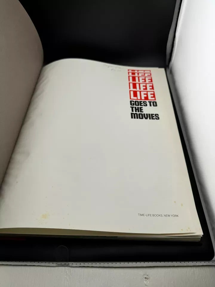 1975 LIFE Goes To The Movies Hardcover Coffee Table Book