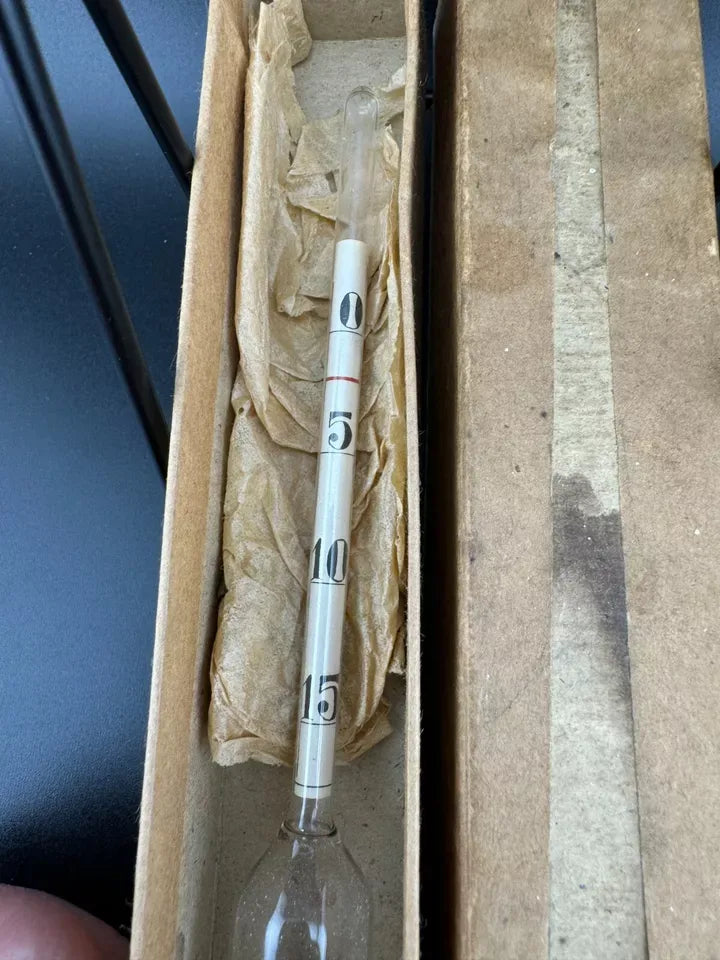 Vintage Glass Tube Saccharometer