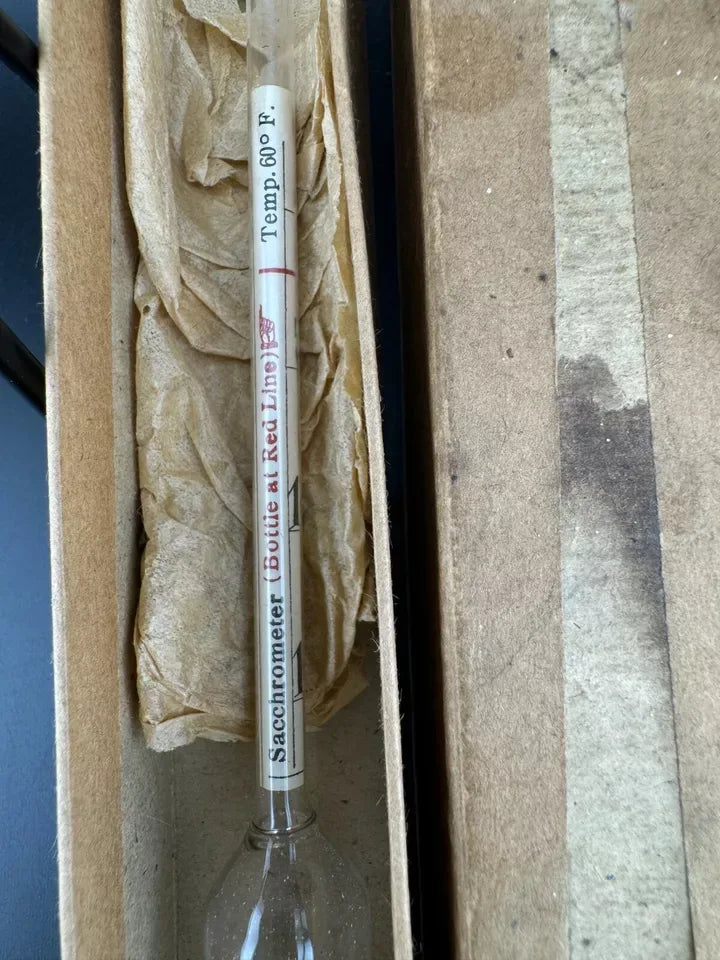 Vintage Glass Tube Saccharometer