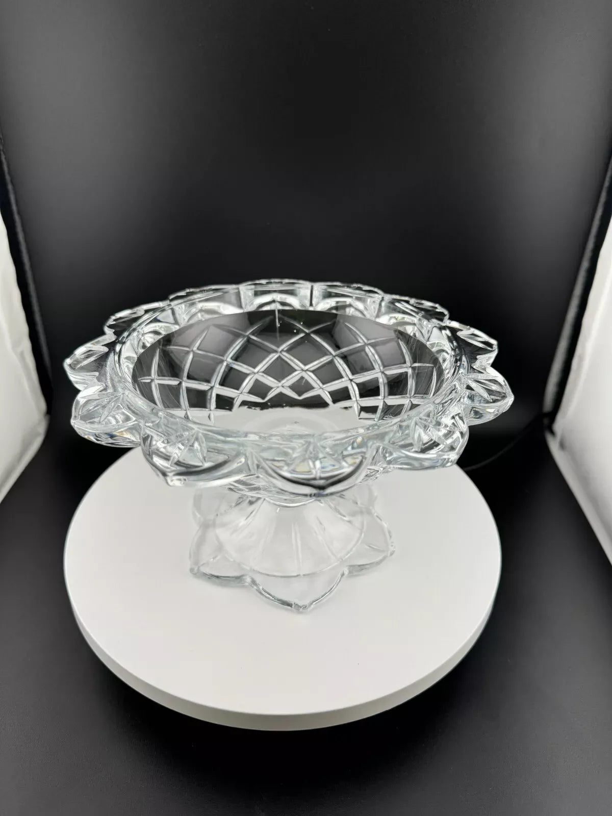 Crystal Pedestal Candy/Nut Dish