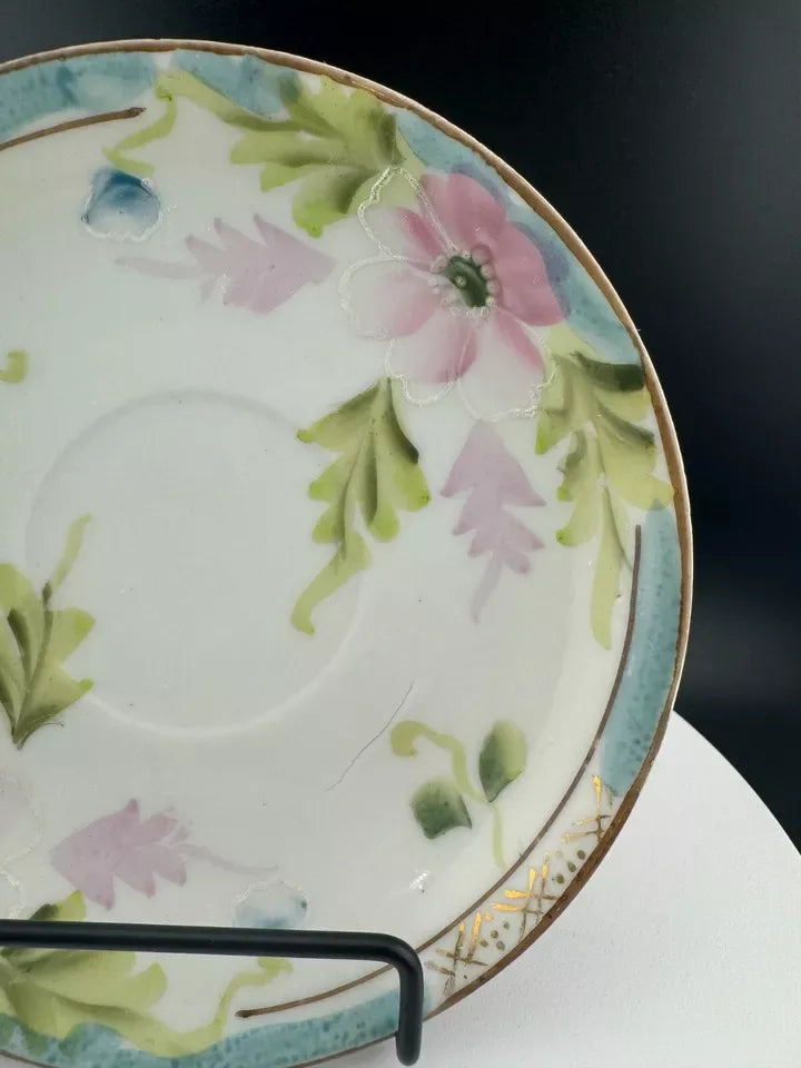Vintage Nippon Hand Painted by The Jonroth Studios Saucer