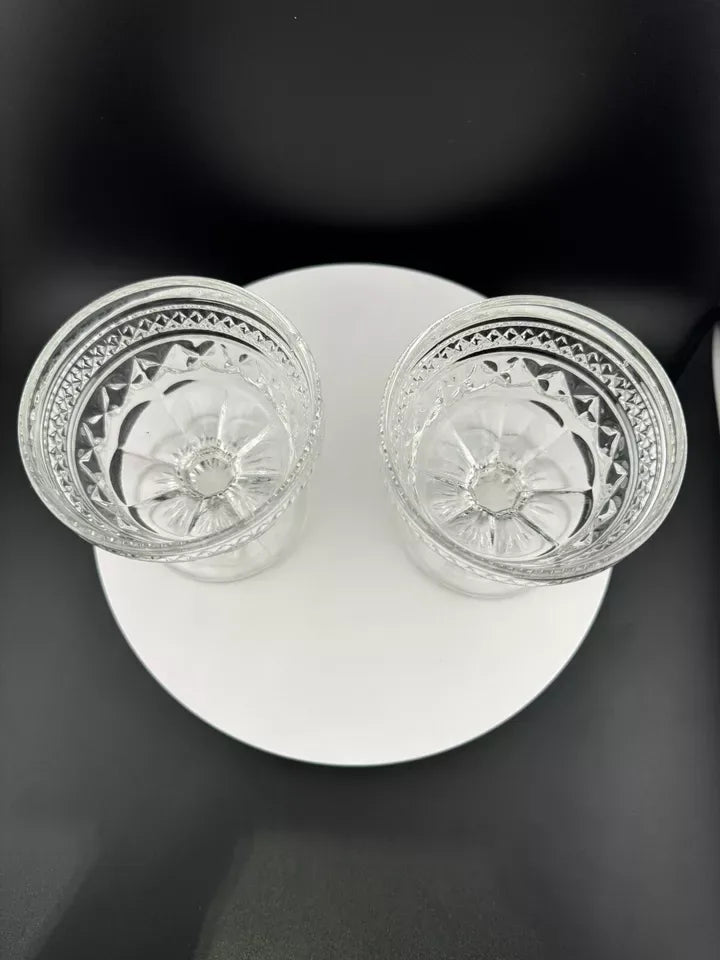 Anchor Hocking Wexford Clear Glass Sherbet Dishes