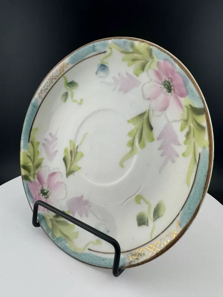 Vintage Nippon Hand Painted by The Jonroth Studios Saucer