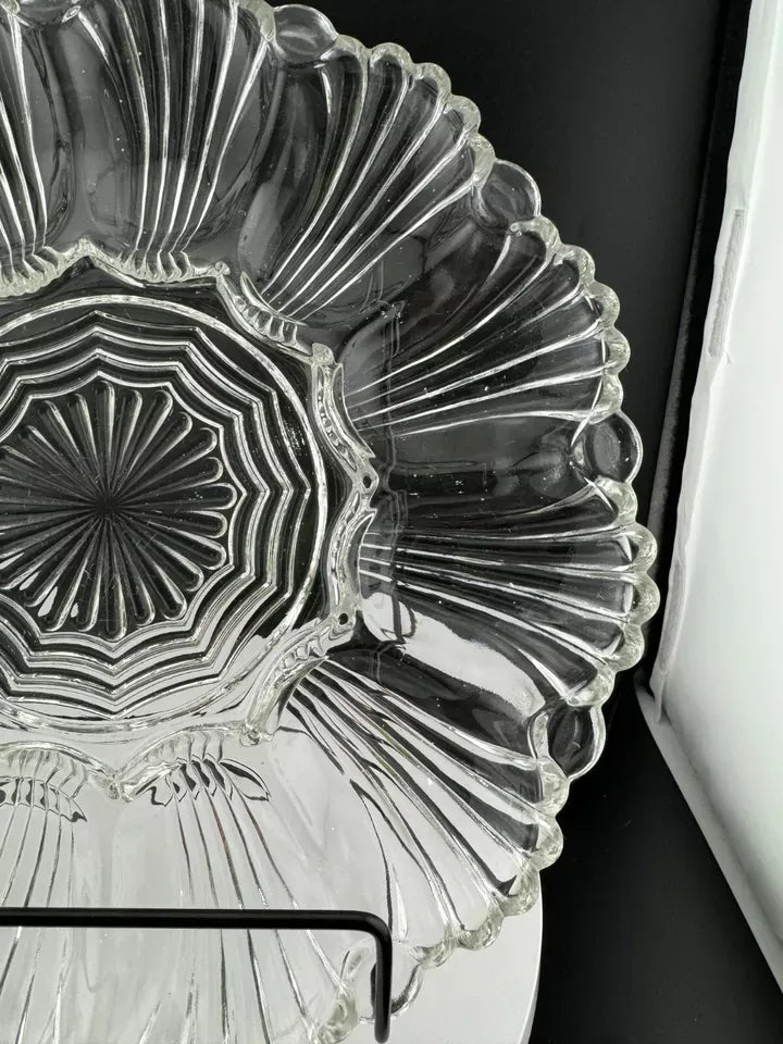 Vintage Anchor Hocking Deviled Egg Plate