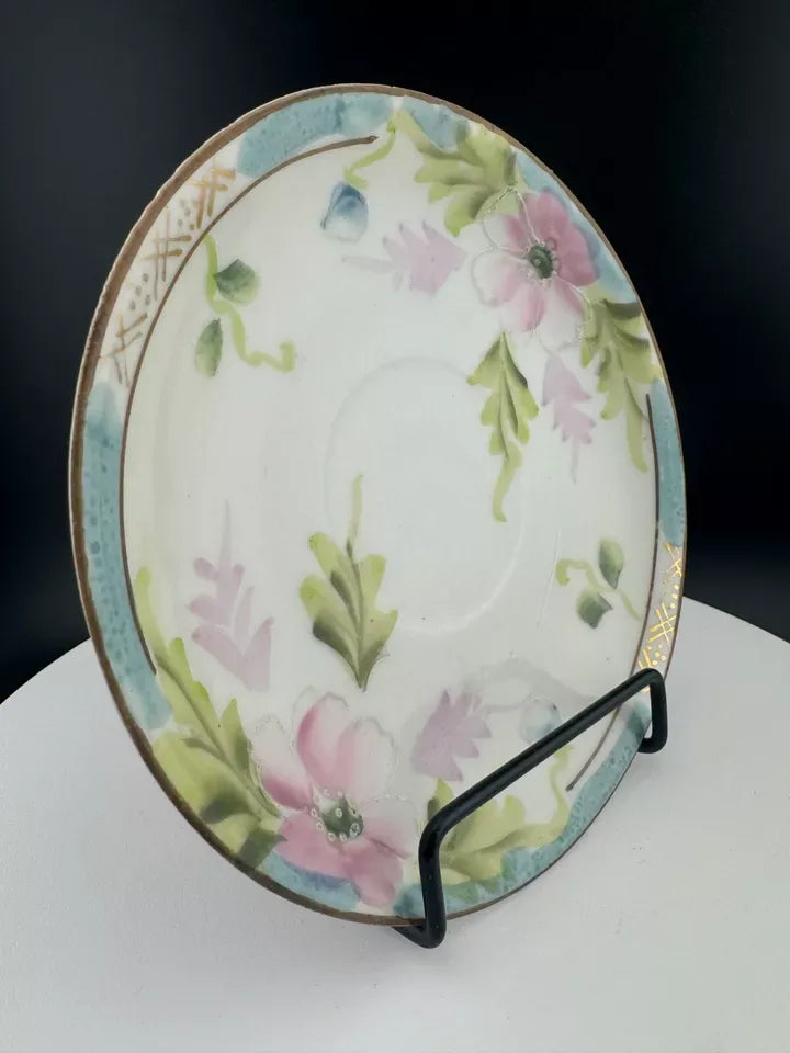 Vintage Nippon Hand Painted by The Jonroth Studios Saucer