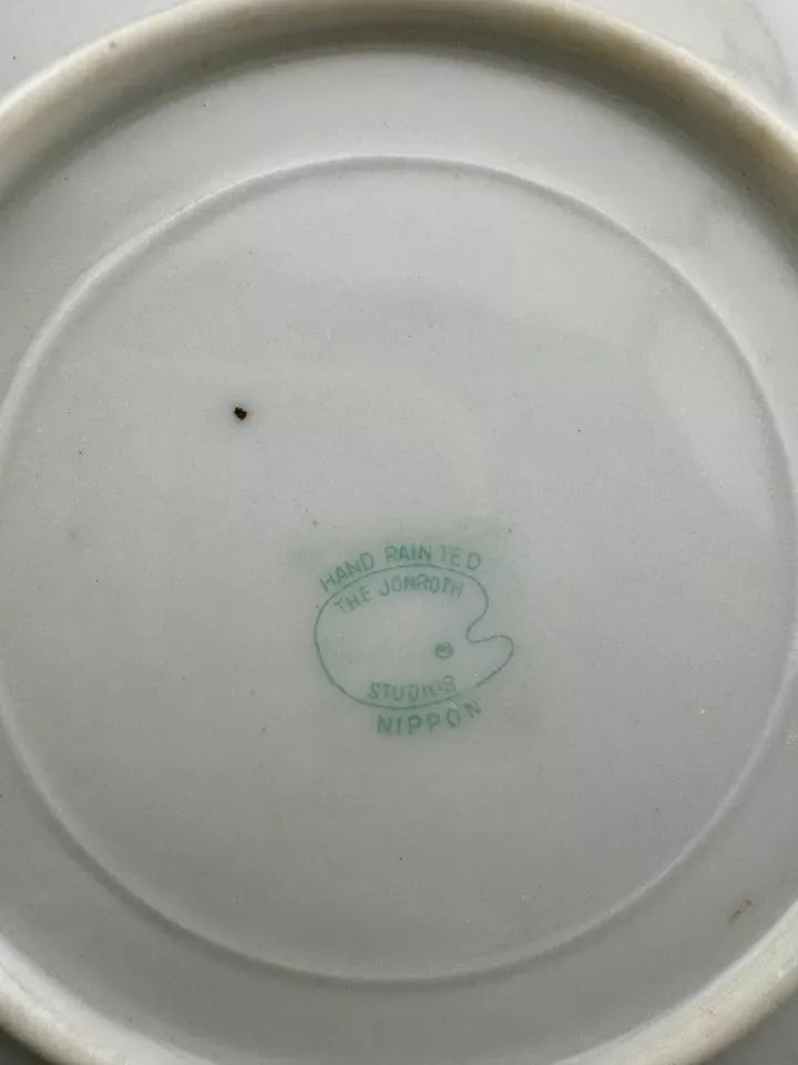 Vintage Nippon Hand Painted by The Jonroth Studios Saucer