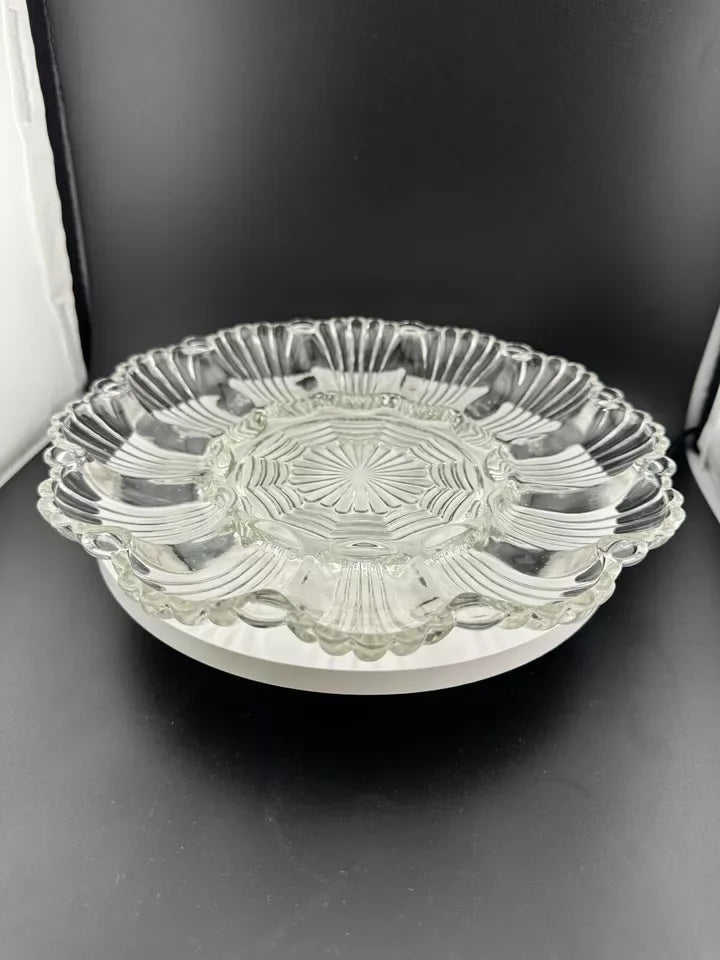 Vintage Anchor Hocking Deviled Egg Plate