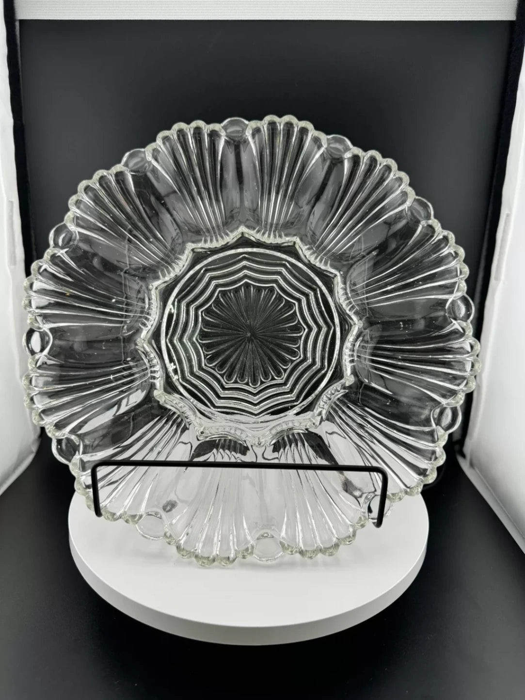 Vintage Anchor Hocking Deviled Egg Plate
