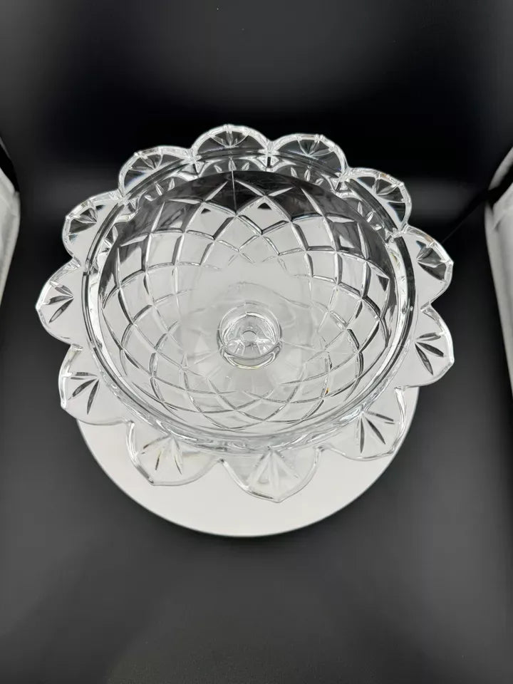 Crystal Pedestal Candy/Nut Dish