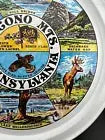 Vintage Tin State Souvenir Trays - Pocono
