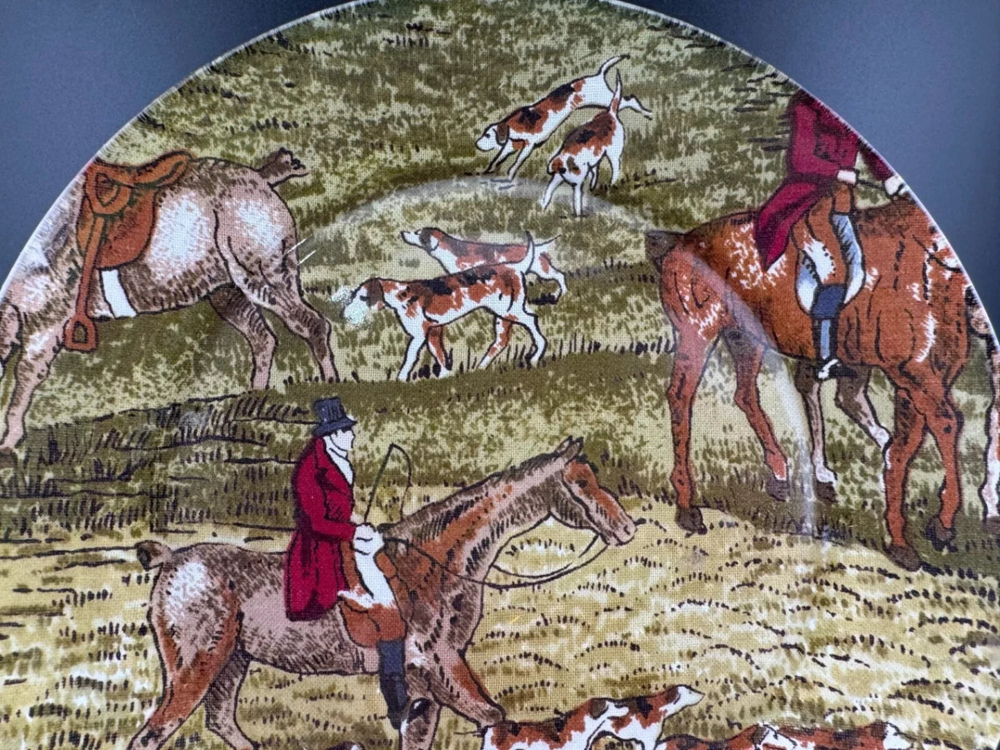 Foxhunt Theme Decorative 7' Plate