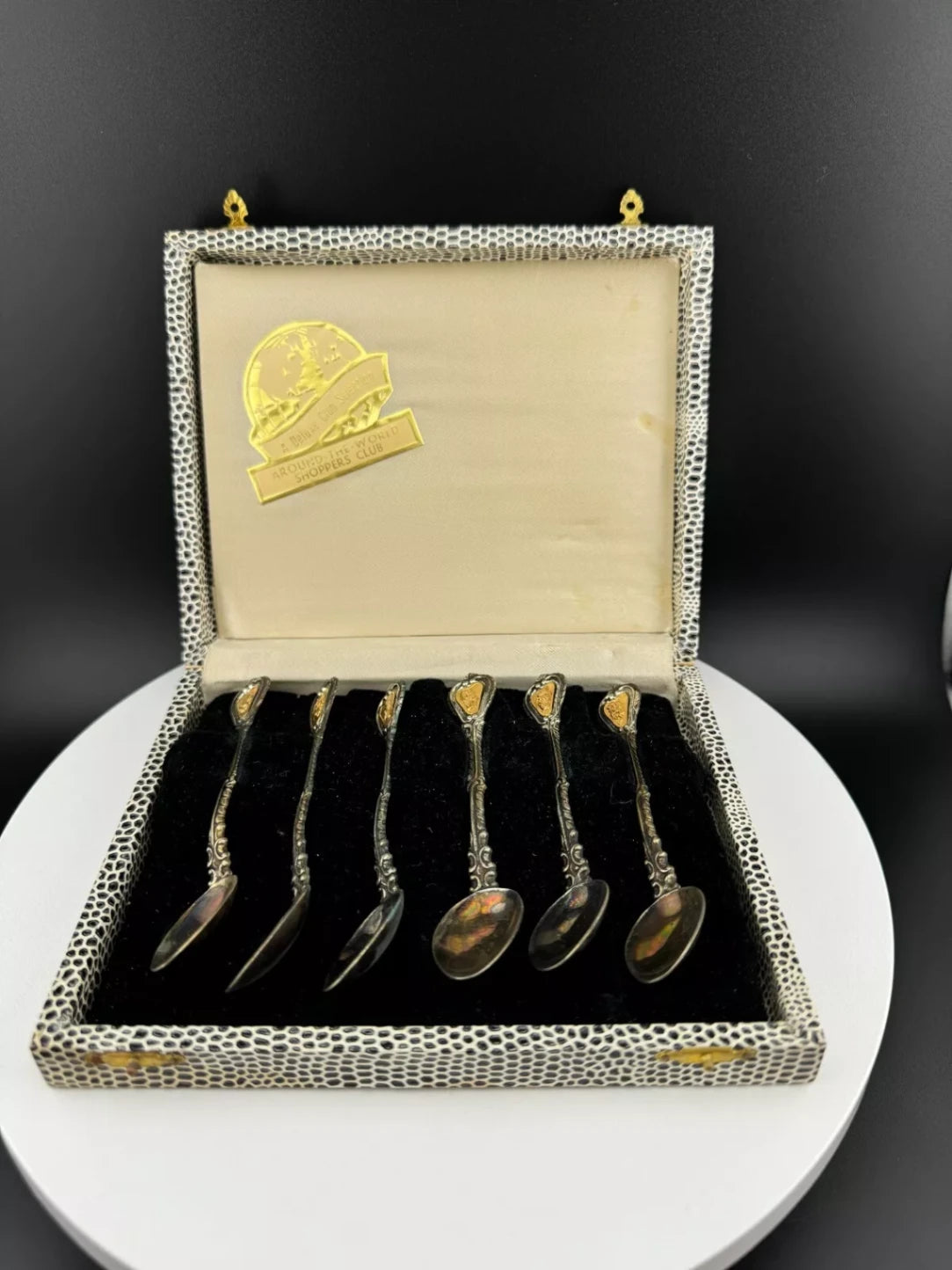 A Deluxe Club Selection, Around the World Shoppers Club Demitasse Spoon Set