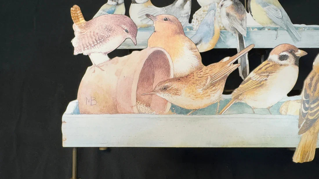Metal 6 Candle Stand with Bird Motif by Marjolin Bastin
