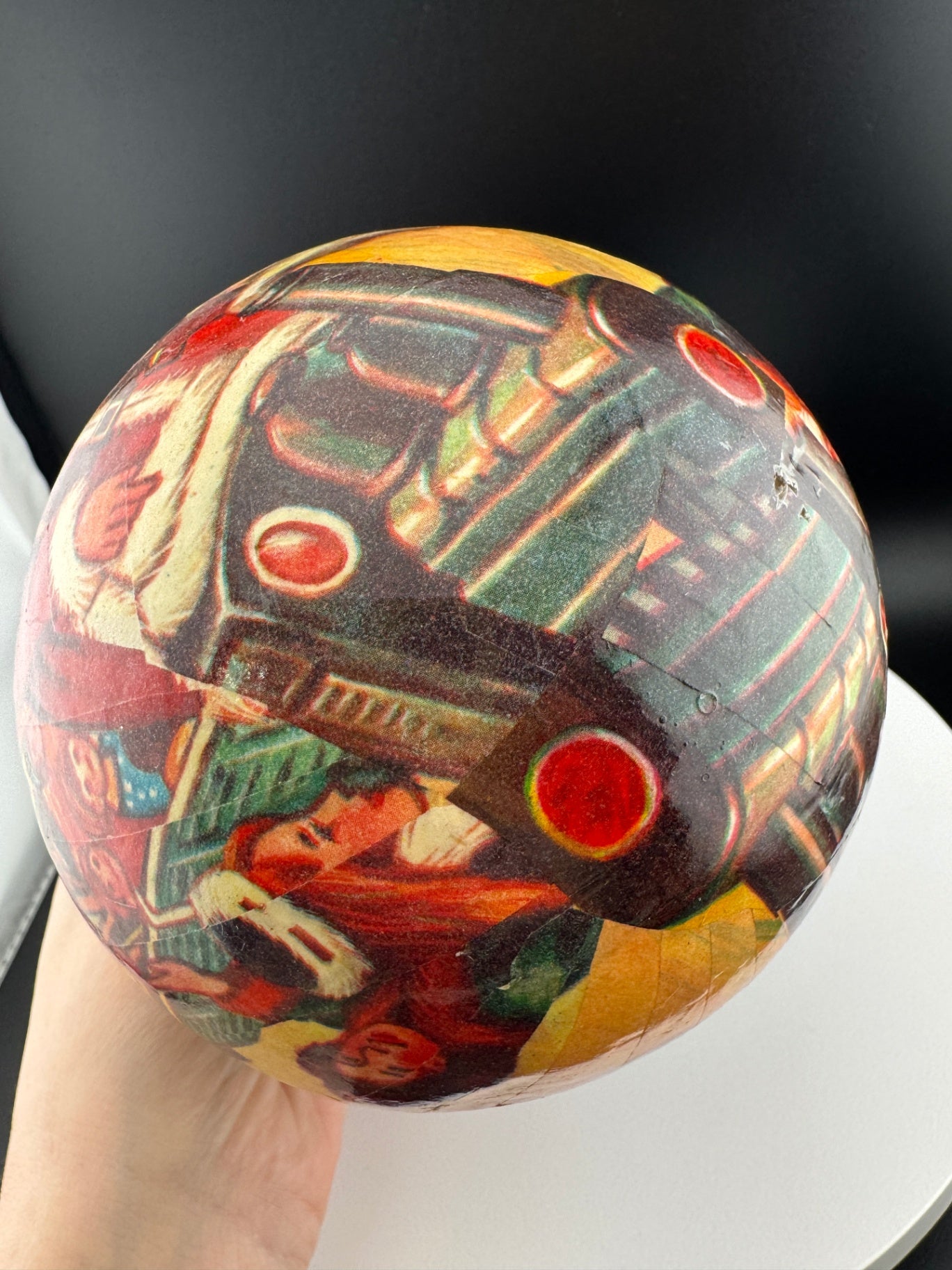 Vintage Paper Mâché Ornament
