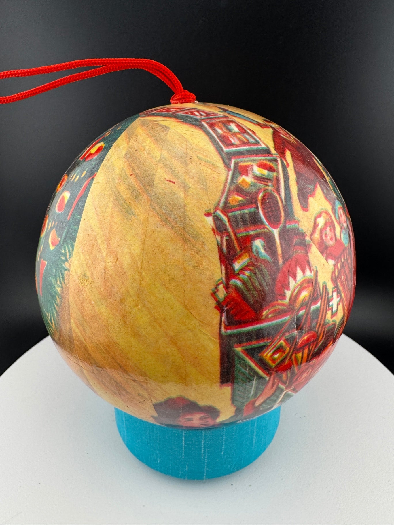 Vintage Paper Mâché Ornament