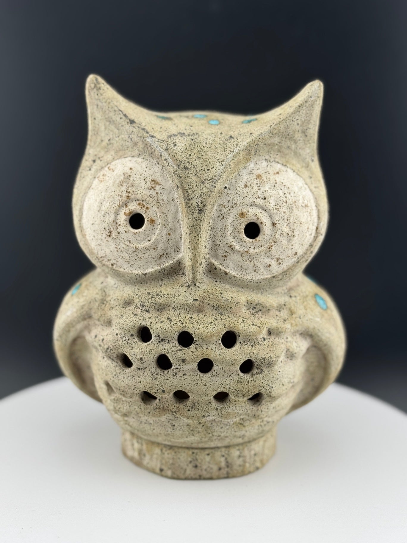 Funky Ceramic Owl Tealight Holder
