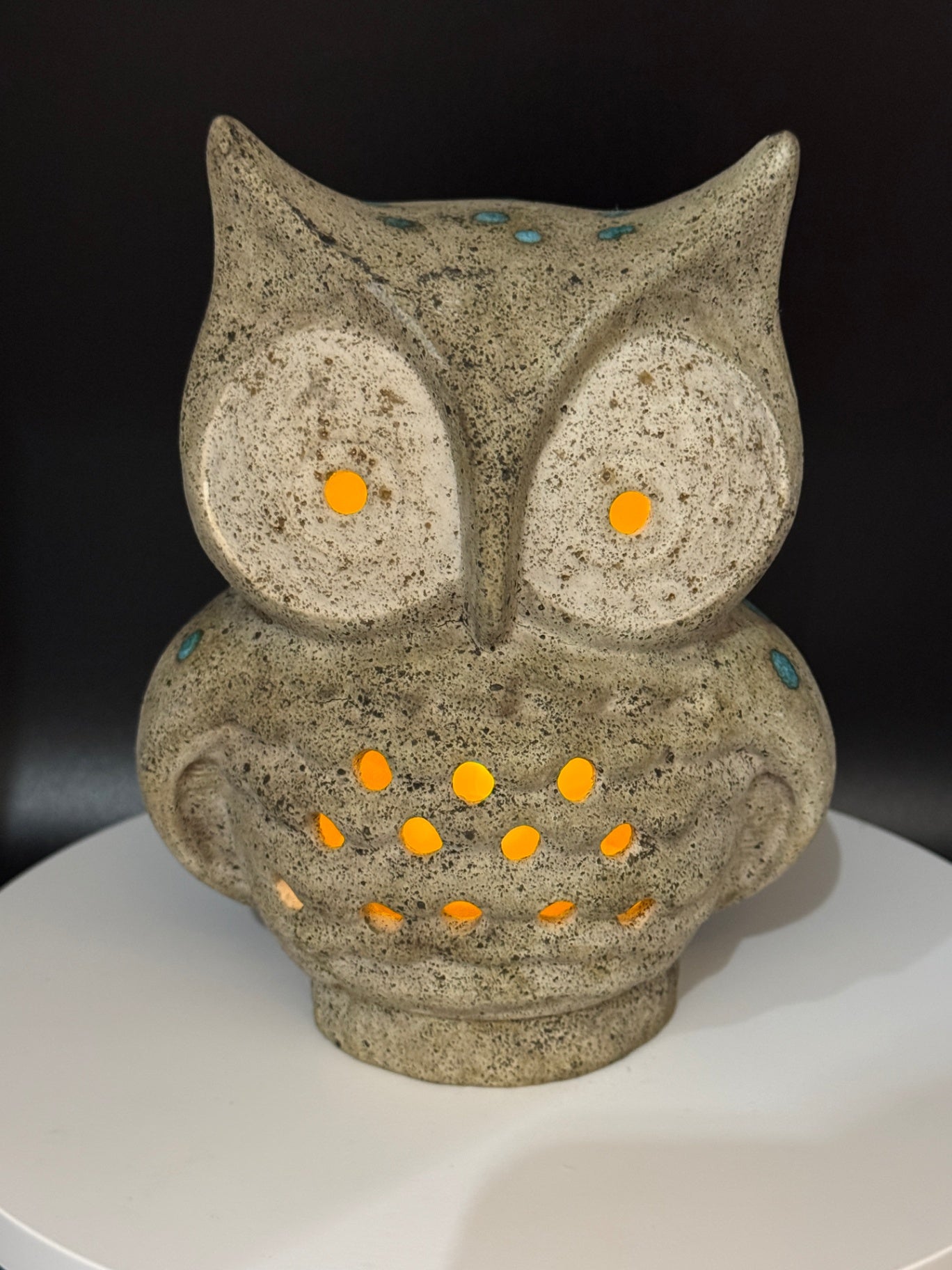 Funky Ceramic Owl Tealight Holder