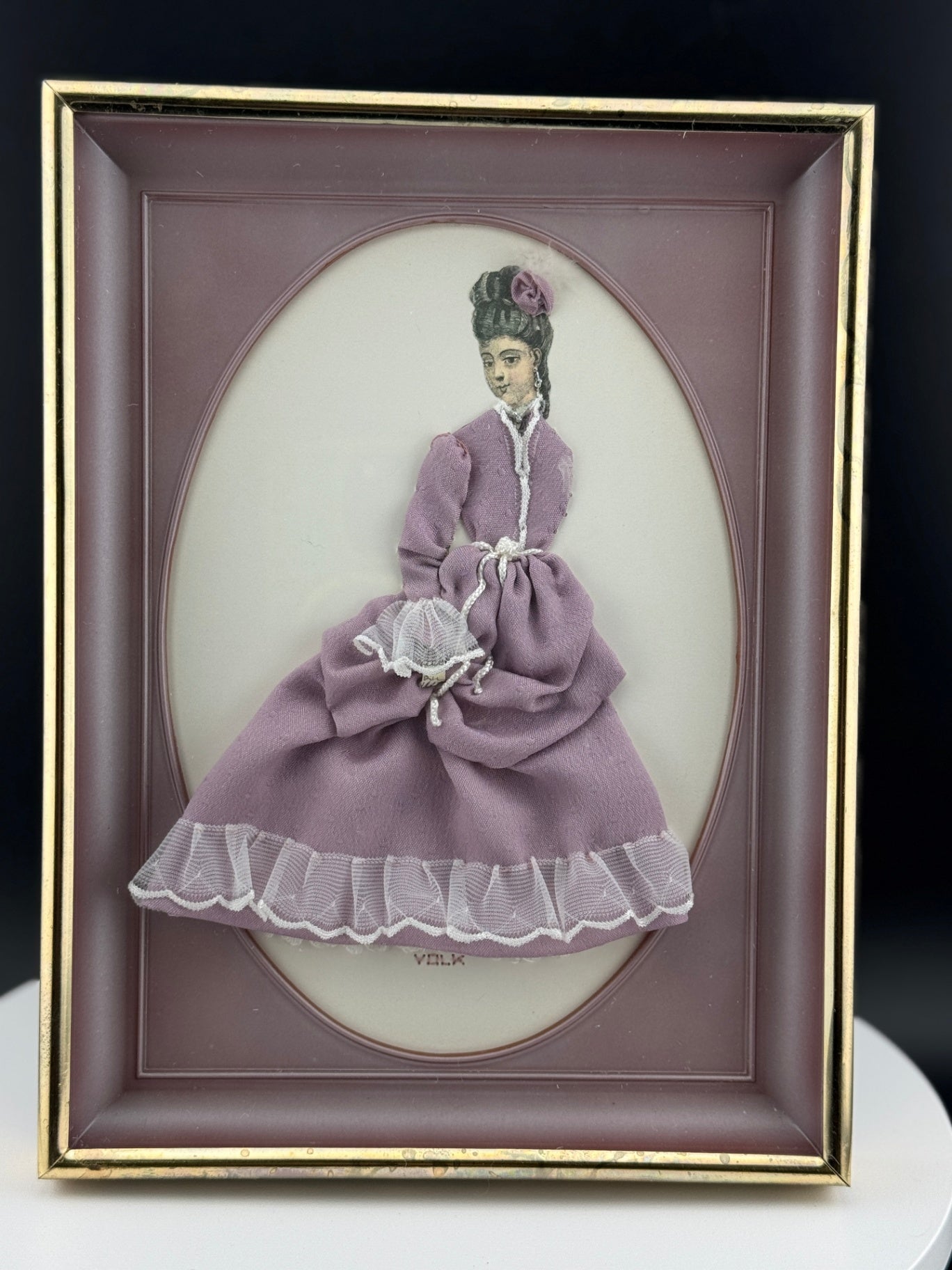 Victorian Woman Diorama - Lavender