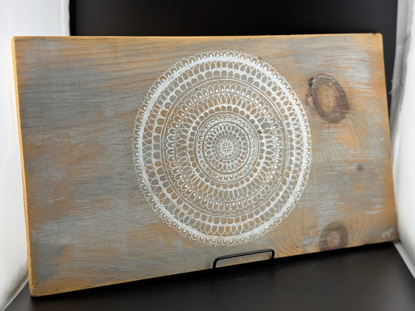 Mandala on Wood Art