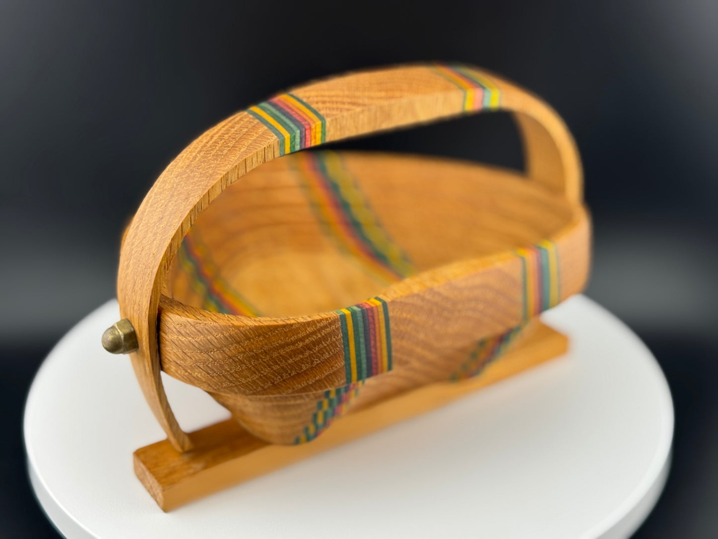 Folding Wooden Basket